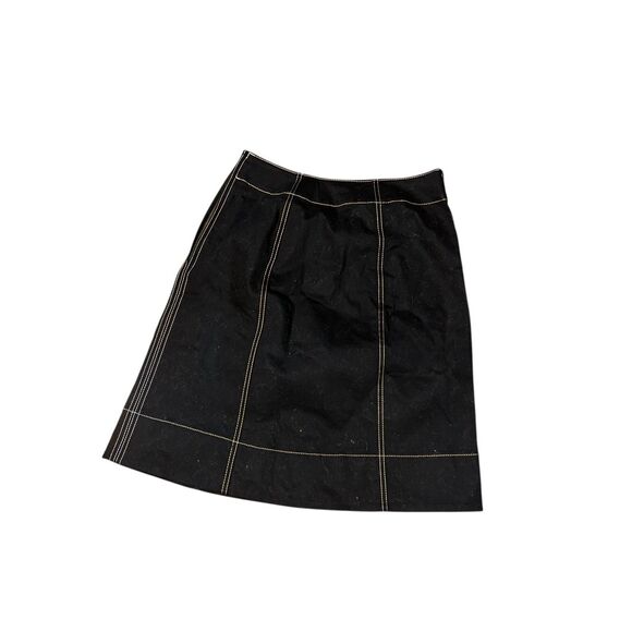 BEAUTIFUL Uniqlo x Lemaire Limited Edition Stitched A-Line Skirt Black size 8 Gr - Picture 2 of 5